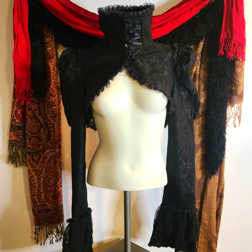 Punkrave Victorian Shrug Jacket 🦇